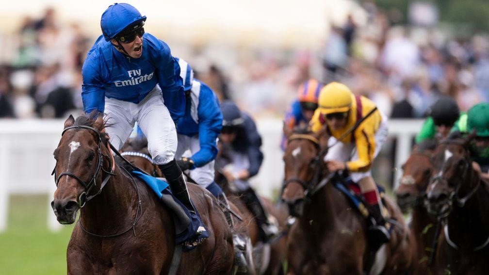 William Buick's joy is unmistakable as Blue Point beats Battaash in the 2018 King's Stand Stakes at Royal Ascot