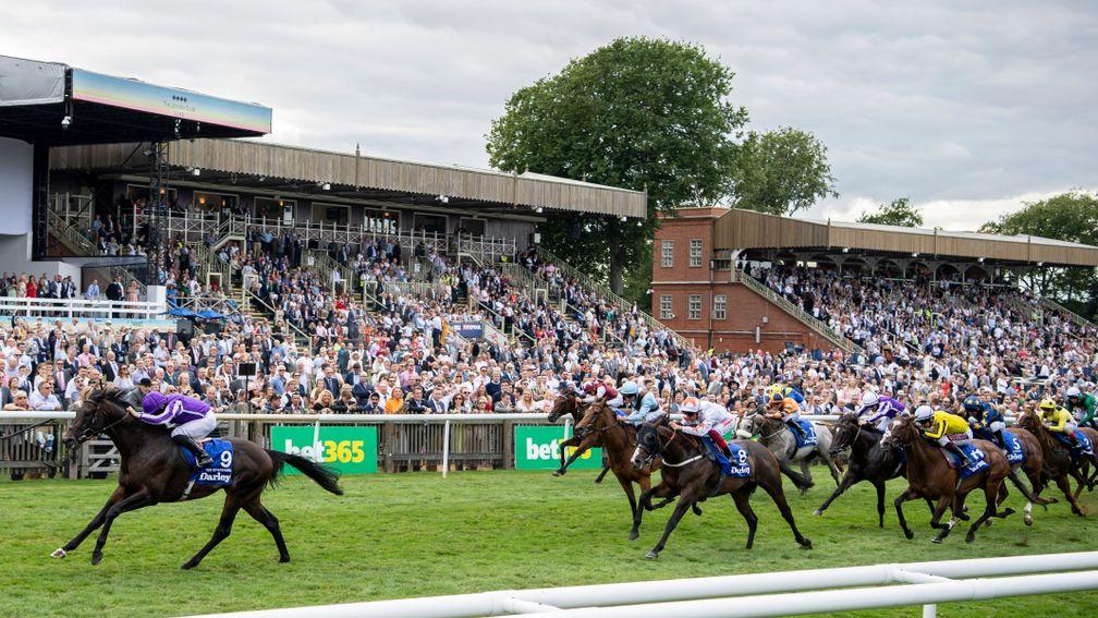 Ten Sovereigns: strides clear to land the July Cup