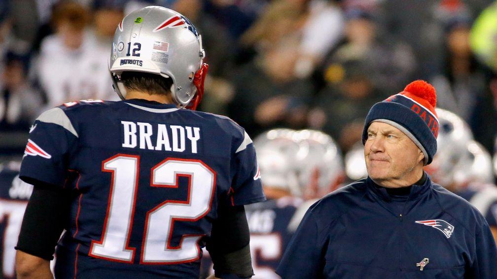 Bill Belichick and Tom Brady of the Patriots