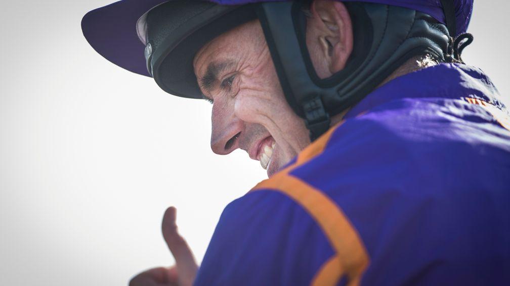 Monday: Ruby Walsh is all smiles as he makes his first ride back from injury a winning one on board the aptly-named Easy Game in the festival’s opening novice hurdle