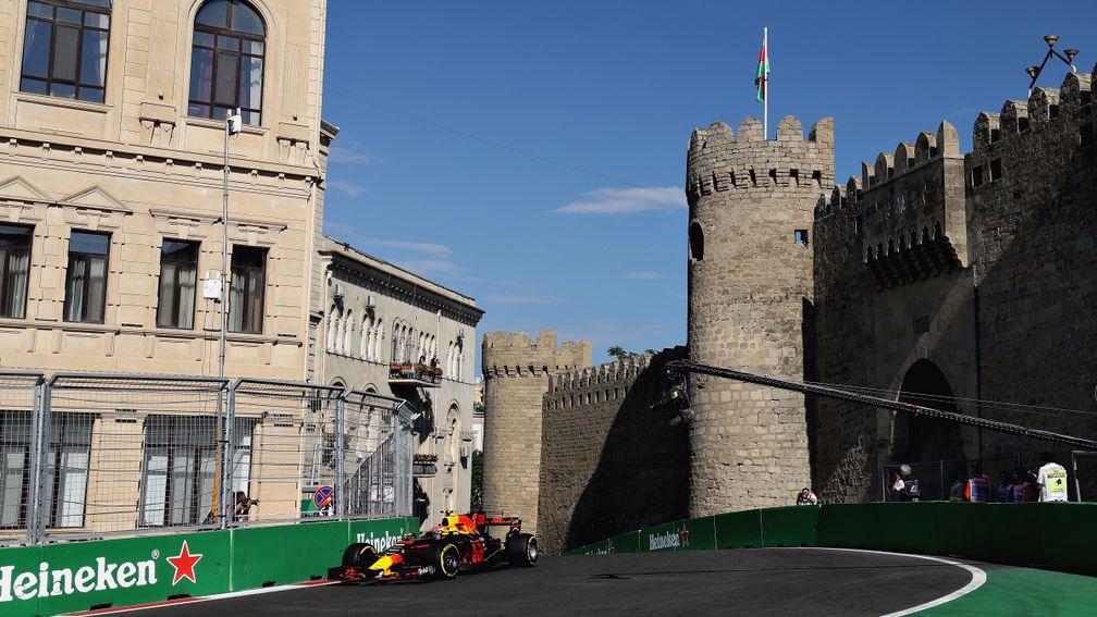 Max Verstappen was the star of day one in Baku