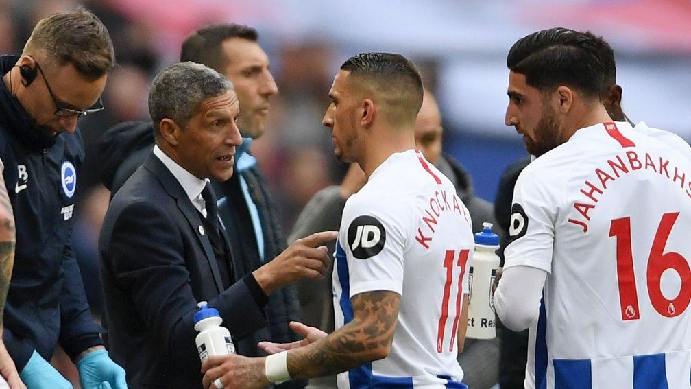 Chris Hughton led his side to the FA Cup semi-final, where they lost 1-0 to Man City