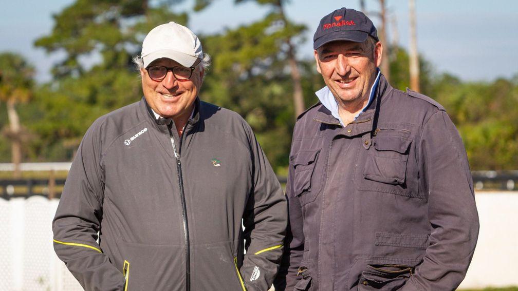 Tim Donworth was offered a job with US-based Christophe Clement (left) but ended up spending two years as assistant to his brother Nicolas (right) in Chantilly