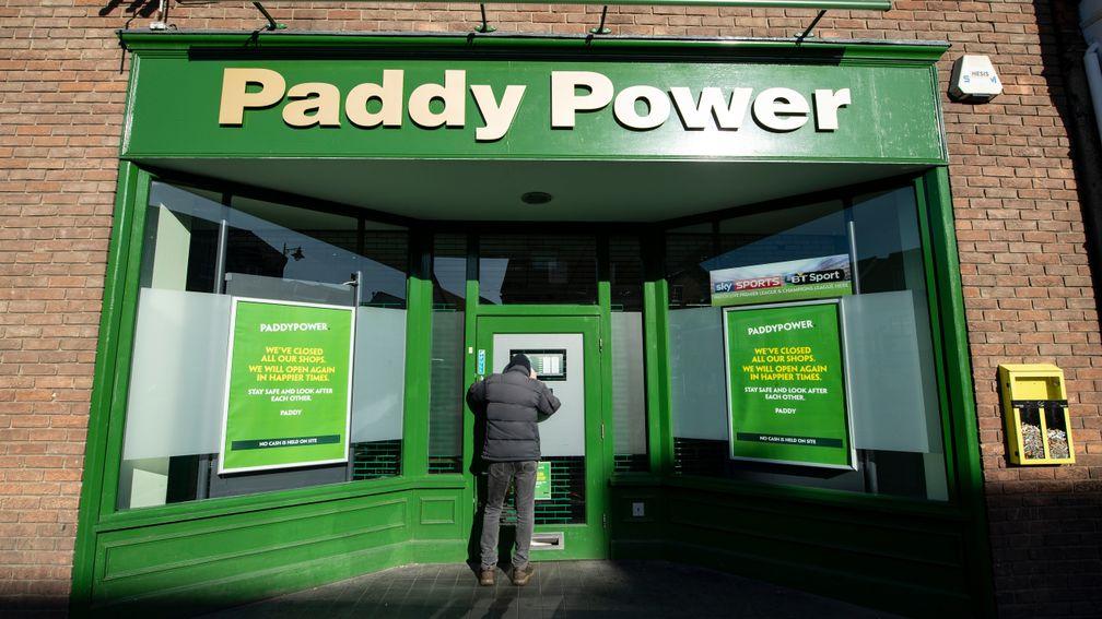 Shares in bookmakers such as Paddy Power increased on Wednesday