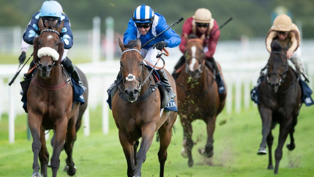 Battaash (right): brave in victory in the Nunthorpe