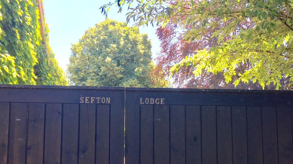 The entrance to Sefton Lodge