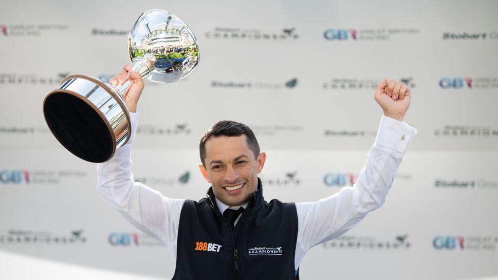 Silvestre De Sousa : hoping to be back at Doncaster  Pic: Edward Whitaker