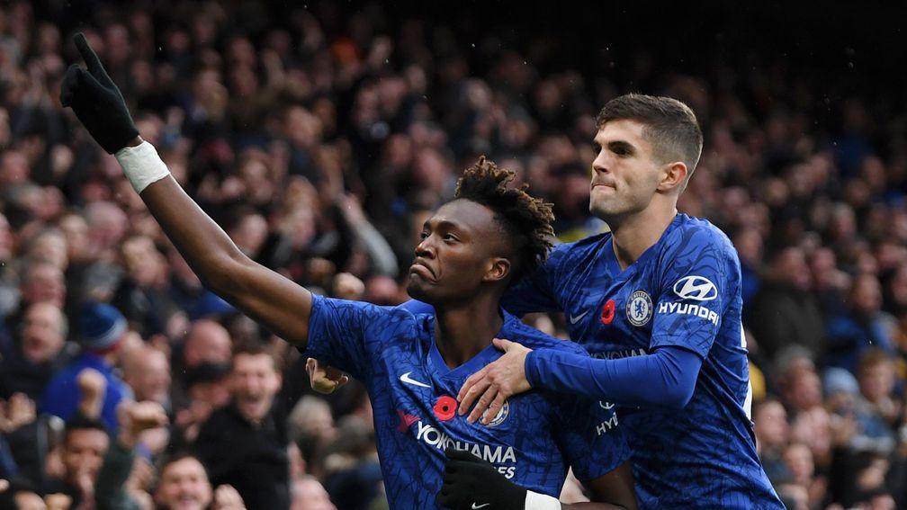 Tammy Abraham and Christian Pulisic scored in the reverse fixture against Palace