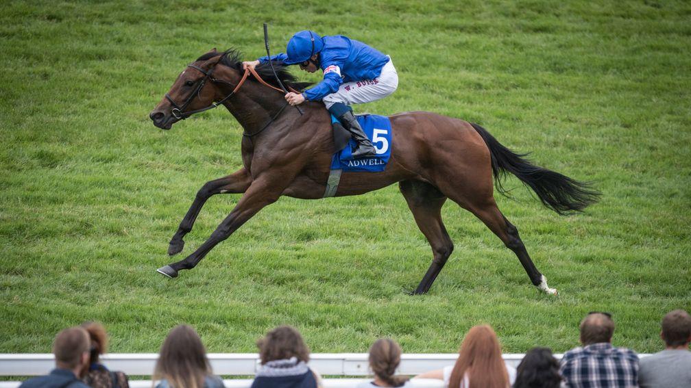Beyond Reason and William Buick winning the Shadwell Prix du Calvados