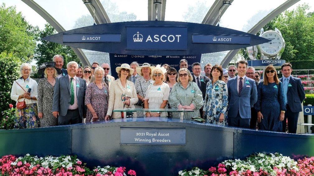 Winning breeders from this year’s Royal Ascot enjoyed a specially arranged lunch at the track on Friday