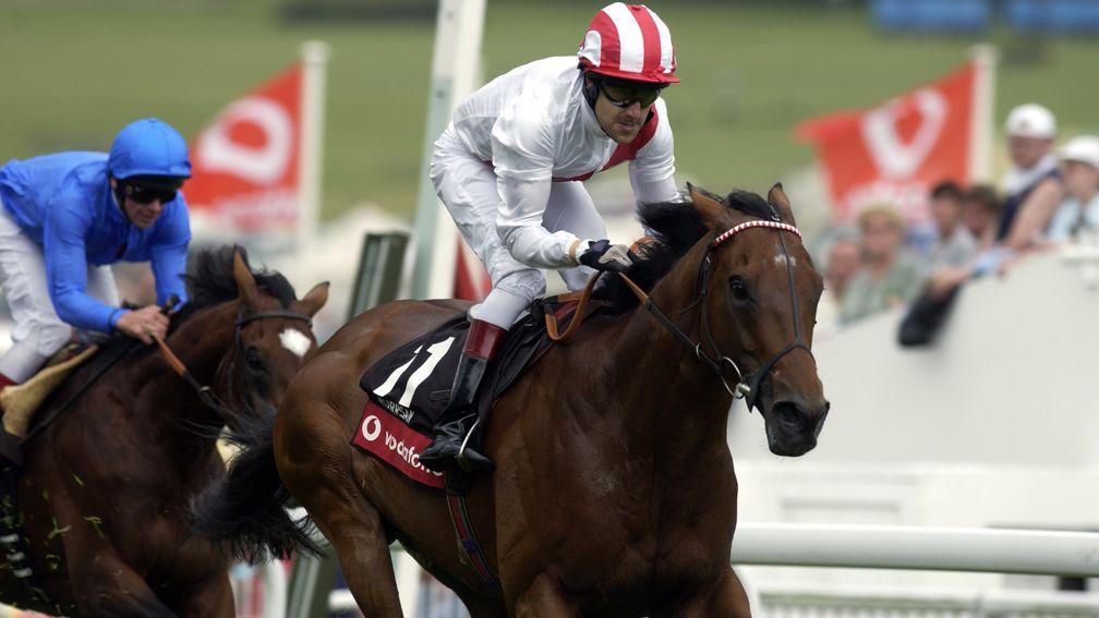 Darryll Holland steered Warrsan to success in the 2004 Coronation Cup at Epsom