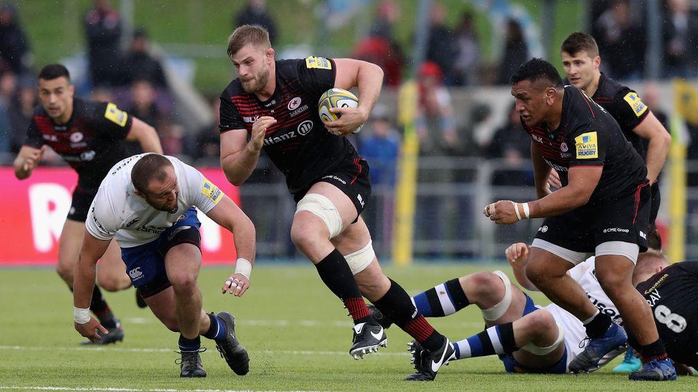 There was no stopping Saracens in the second half of last season