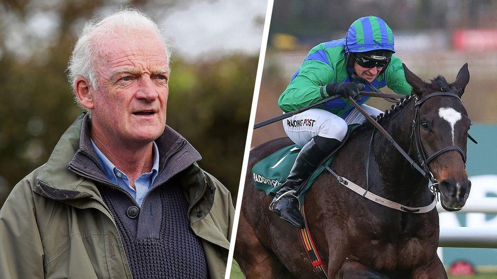 Willie Mullins and Appreciate It, the hot favourite for the Sky Bet Supreme Novices' Hurdle