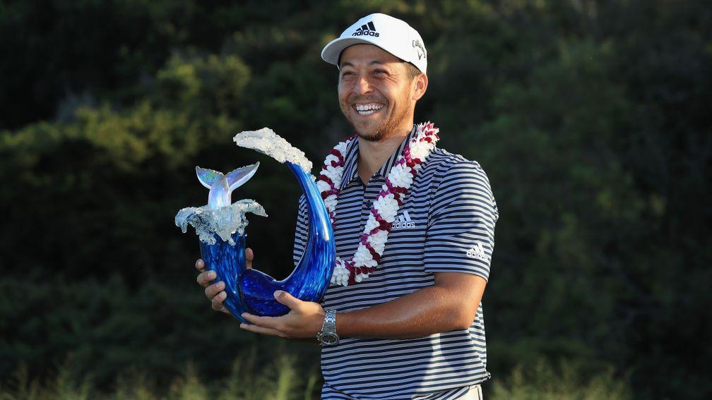 Xander Schauffele can get a trophy in his hands again on Sunday