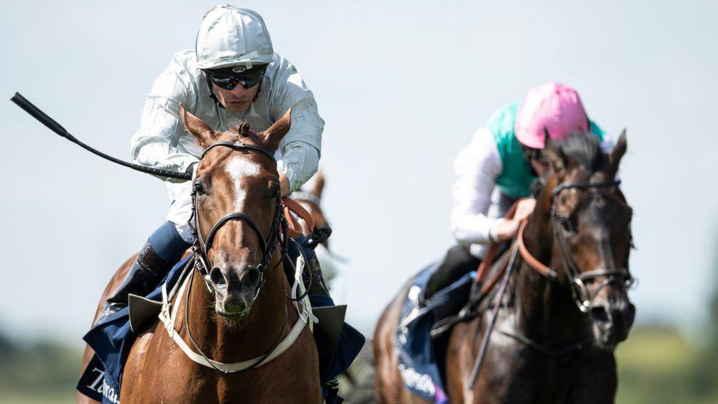 Communique (left) was a fifth winner of the Princess of Wales's Stakes for Mark Johnston