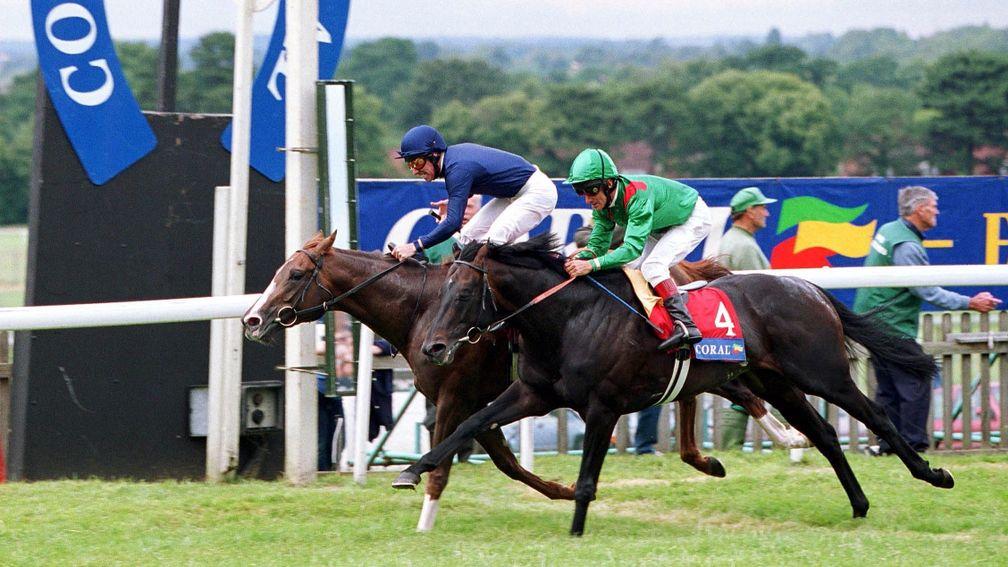 Giant's Causeway winner of the Coral Eclipse Stakes at Sandown Park
