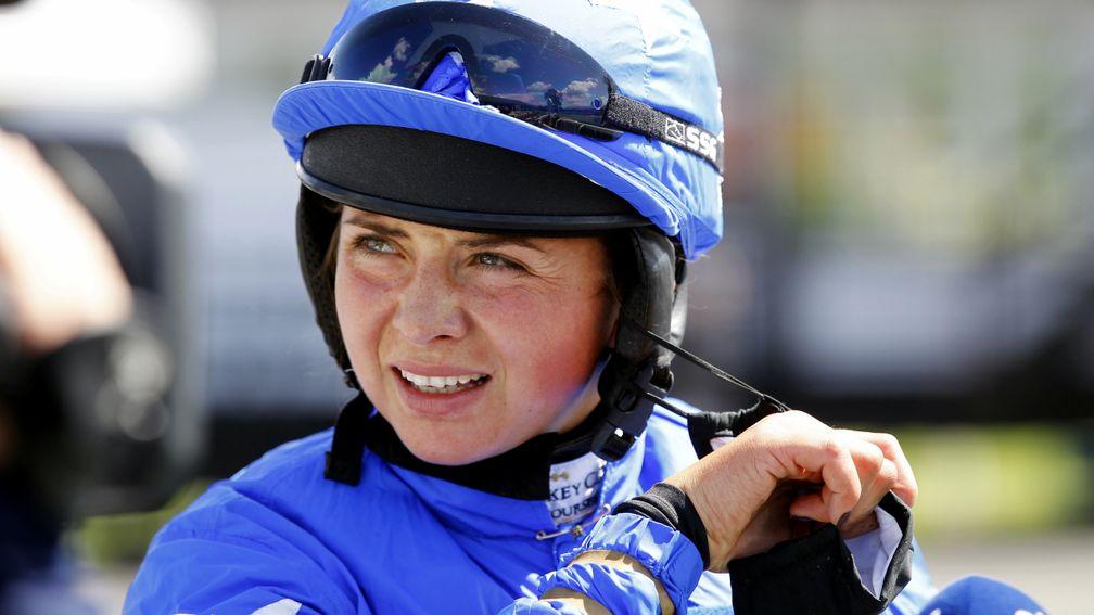 Bryony Frost after victory on 40-1 shot Balagan at Uttoxeter