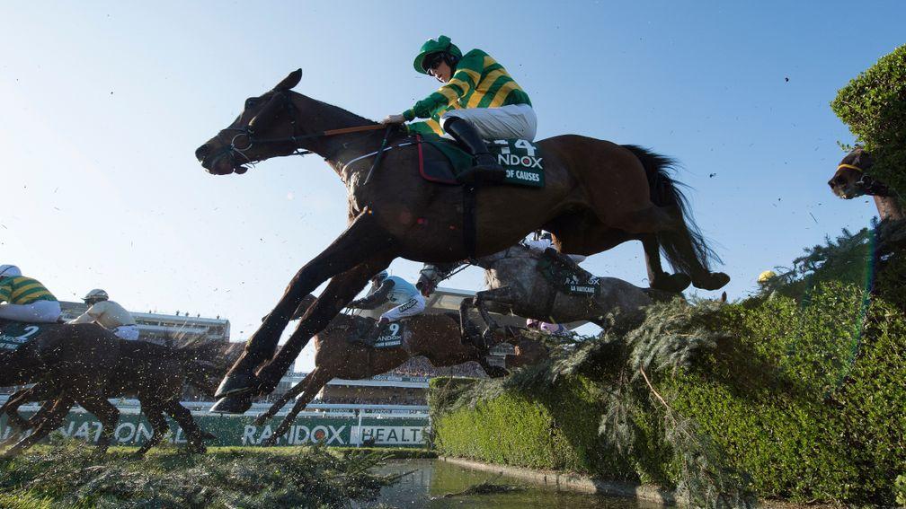 Cause Of Causes on the way to second in last year's Grand National