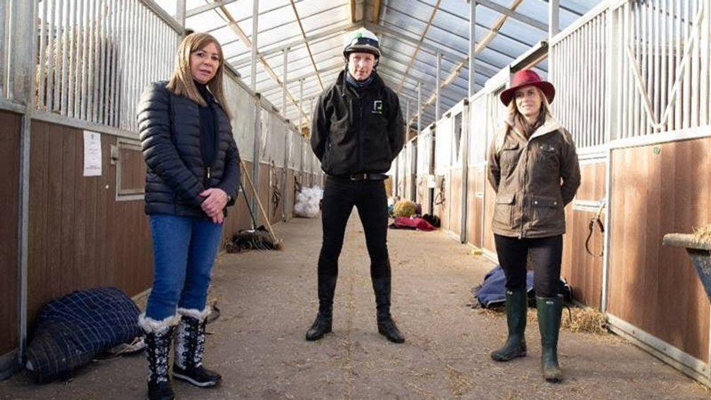 Ex-jockey Victoria Smith, work rider Christopher Williams and owner Di Farrell-Thomas have shared their experiences
