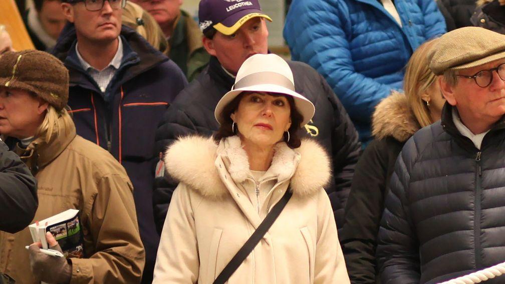 Standing out from the crowd: Philippa Cooper at Tattersalls last year
