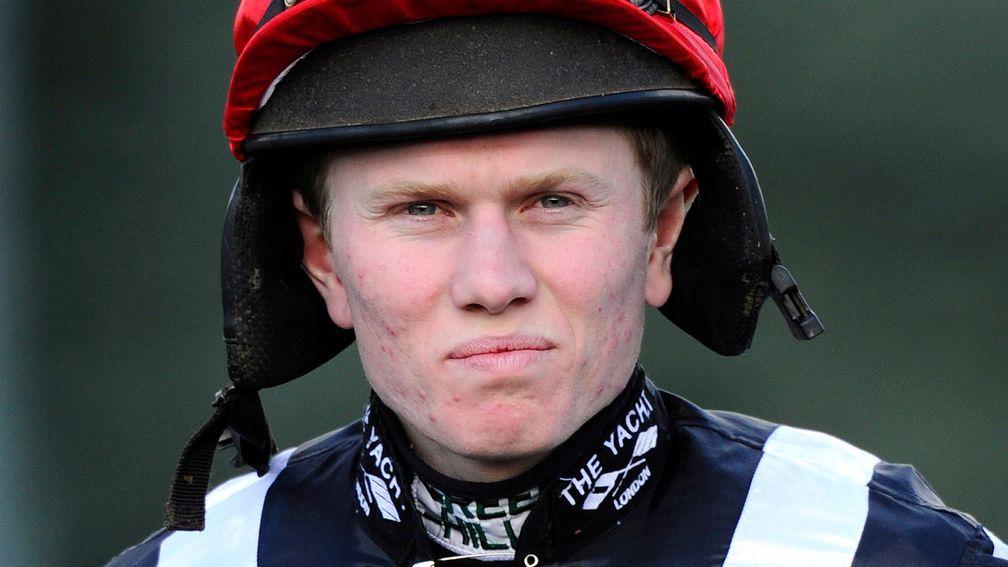 Josh Moore: damaged his right shoulder again when Ar Mad was fatally injured at Sandown