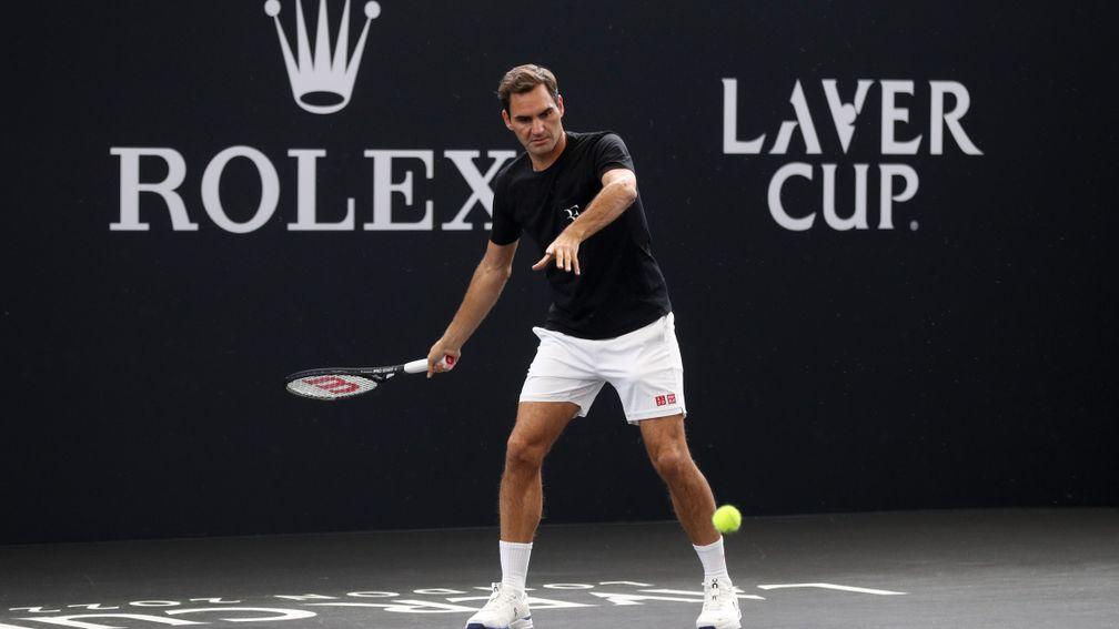 Roger Federer is preparing for his final ever professional appearance at the Laver Cup this month