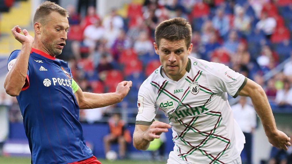 Krasnodar have bolstered their defence with the signing of Ruslan Kambolov (right)