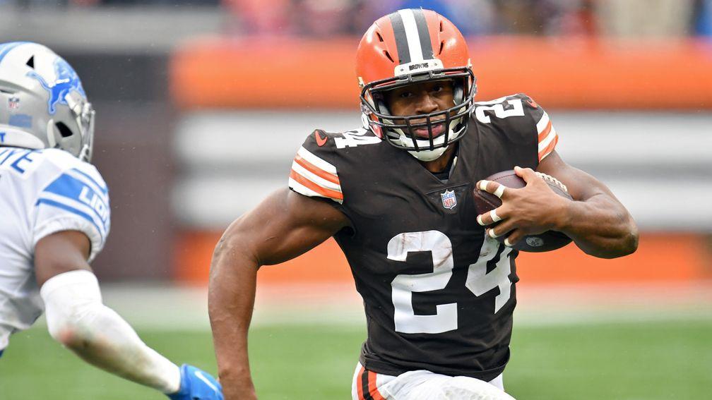 Running back Nick Chubb will be key to the Browns' chance against the Ravens