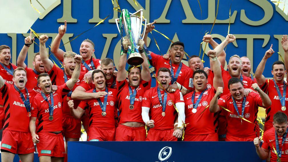 Saracens lifted the trophy for the third time in May