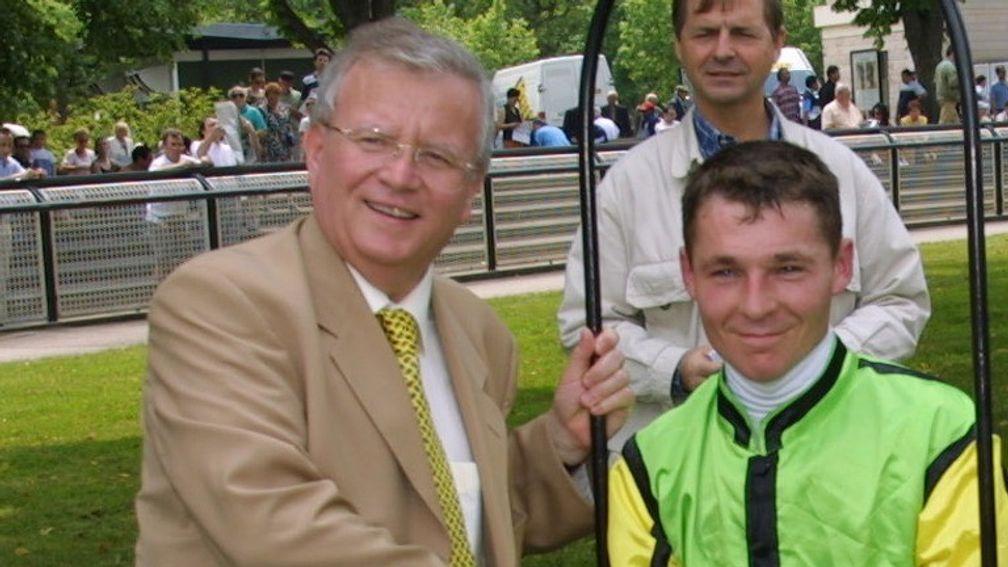 Mayor of Maisons-Laffitte Jacques Myard (left) will be a key figure in the fight to save the racecourse
