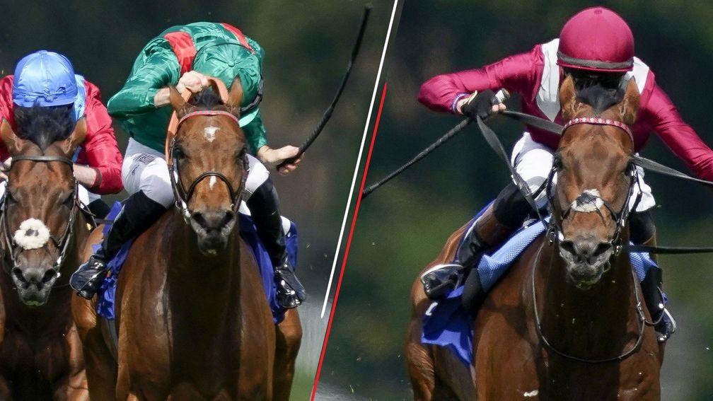 Vadeni (left) and Mishriff will clash again in the Irish Champion Stakes
