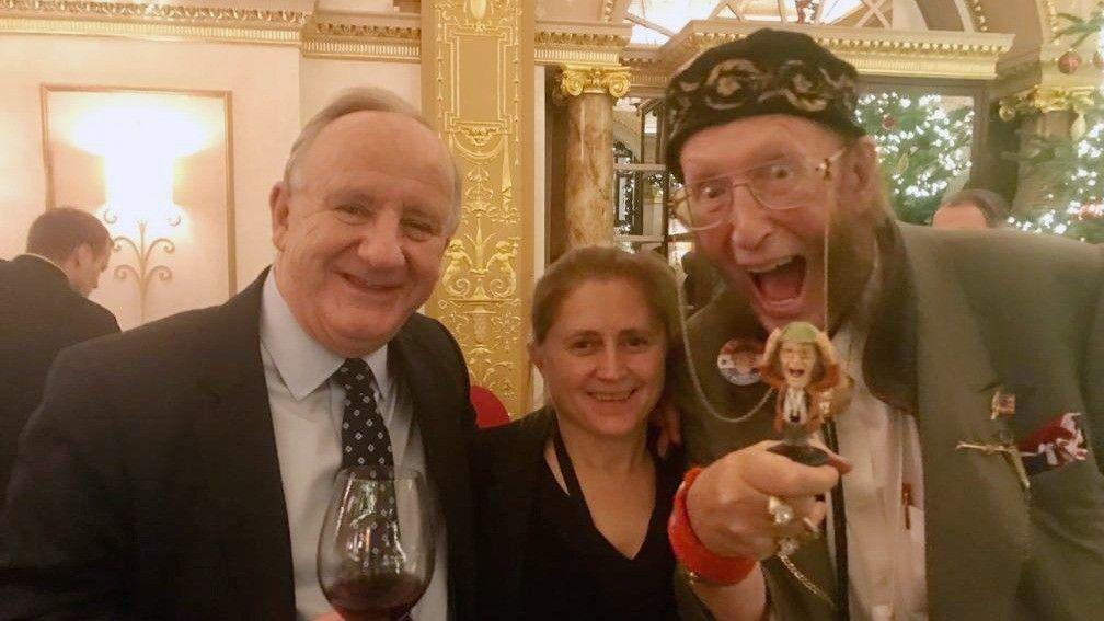 John McCririck with Laurence Robertson MP and his wife Annie
