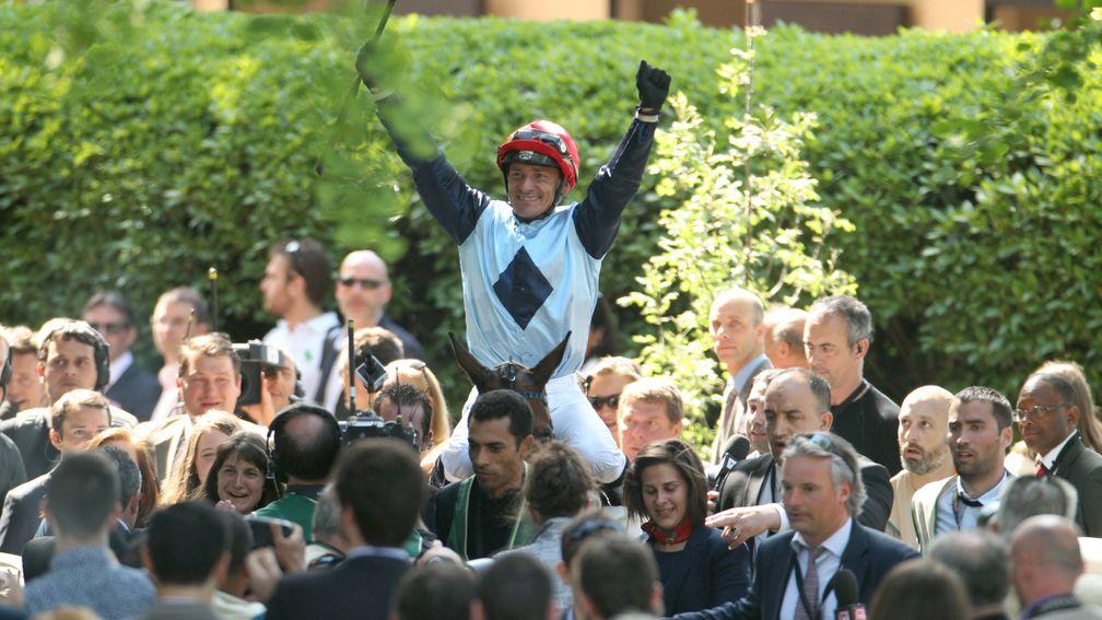 Day of destiny: Jacques Ricou returns victorious after the 2015 Grand Steep' with Milord Thomas