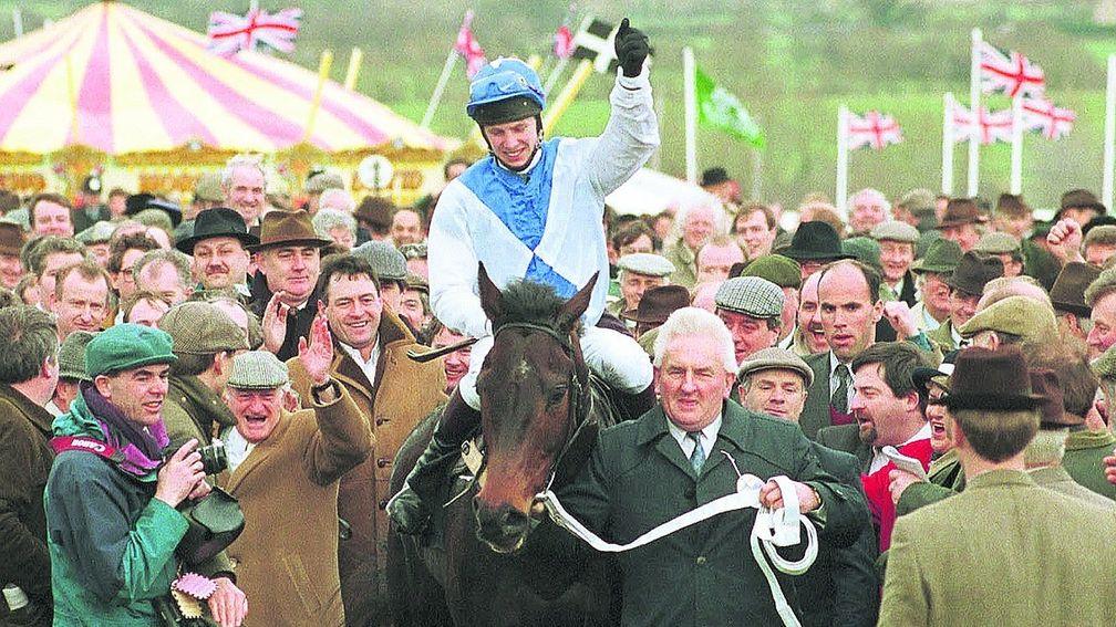 Danoli: struck a mighty blow for the smaller trainer with victory in the 1994 Sun Alliance Novices' Hurdle