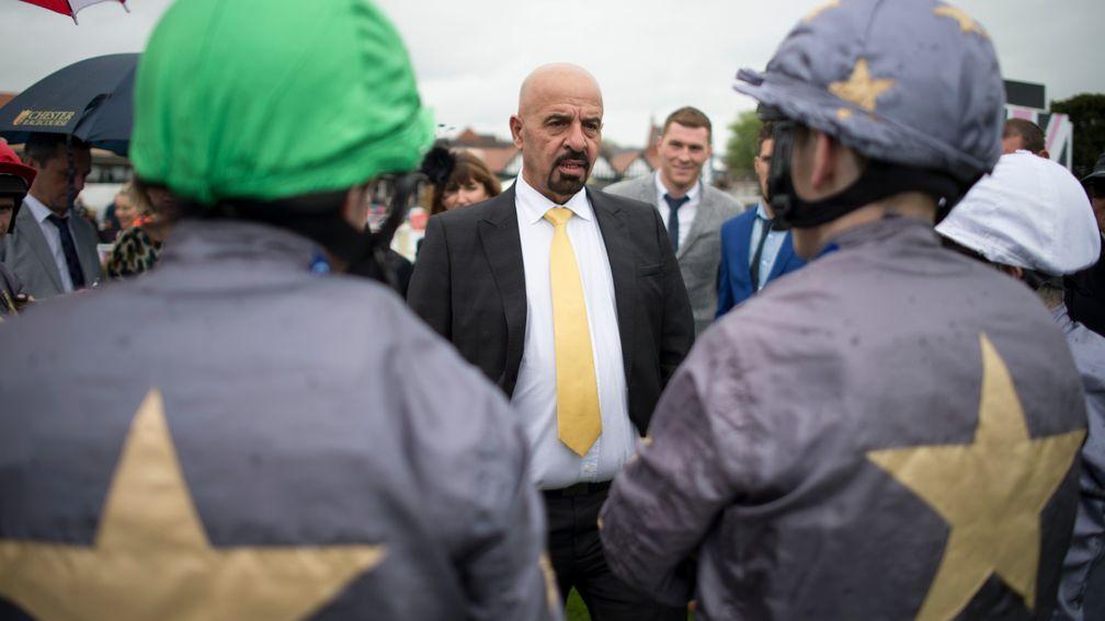 Marwan Koukash rallies the troops at Chester