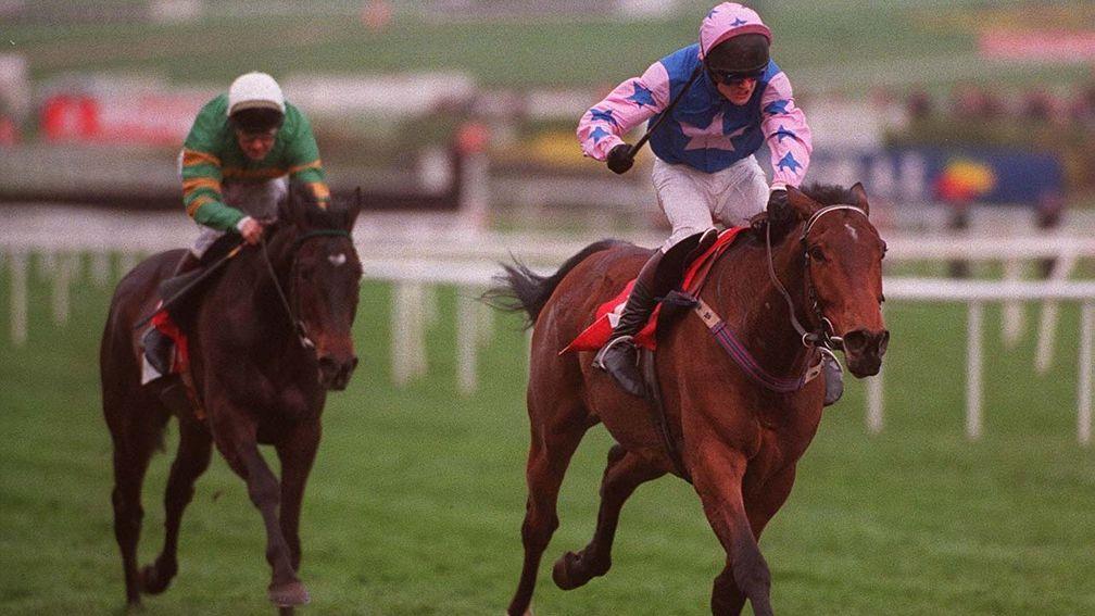 First of many: Ruby Walsh wins the 1998 Champion Bumper on Alexander Banquet