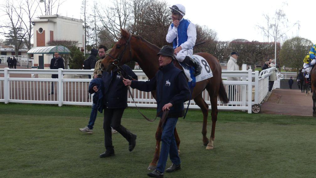 Shaman and Maxime Guyon return after making virtually all in the Listed Prix Omnium II at Saint-Cloud