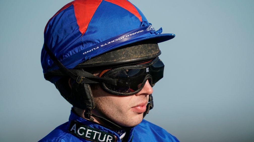 Jamie Neild: former talented footballer notched a first victory of the season at Fontwell in his father's colours