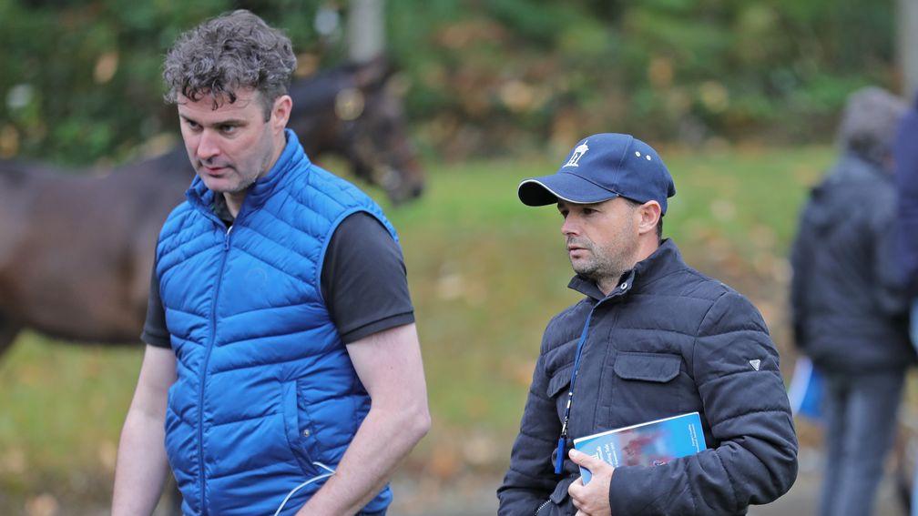 Patrick Moyles (left) and Cristiano Martins have been involved in horses together for a few years
