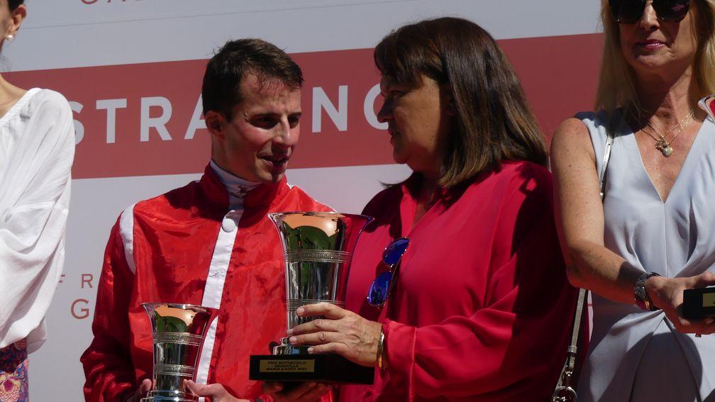 William Buick and Jane Chapple-Hyam savour the victory of Saffron Beach