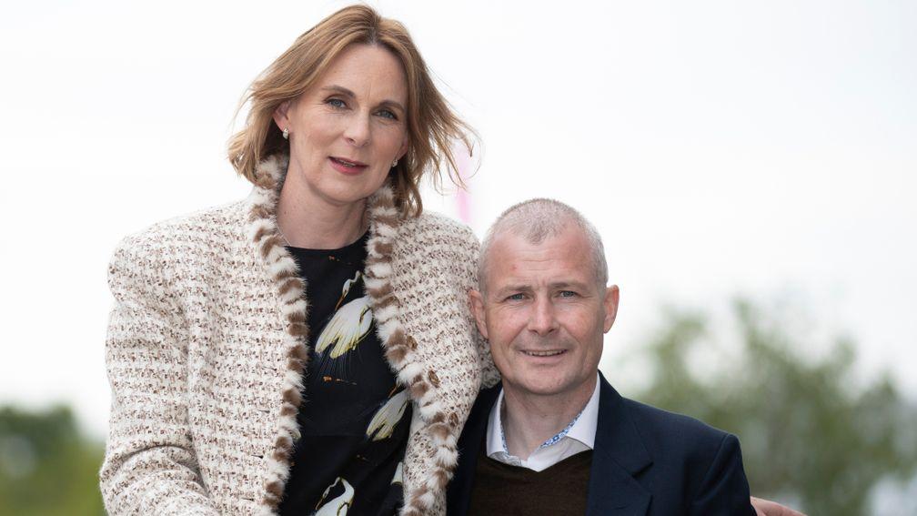 Frances Crowley with her husband Pat Smullen. The pair have been married for 18 years