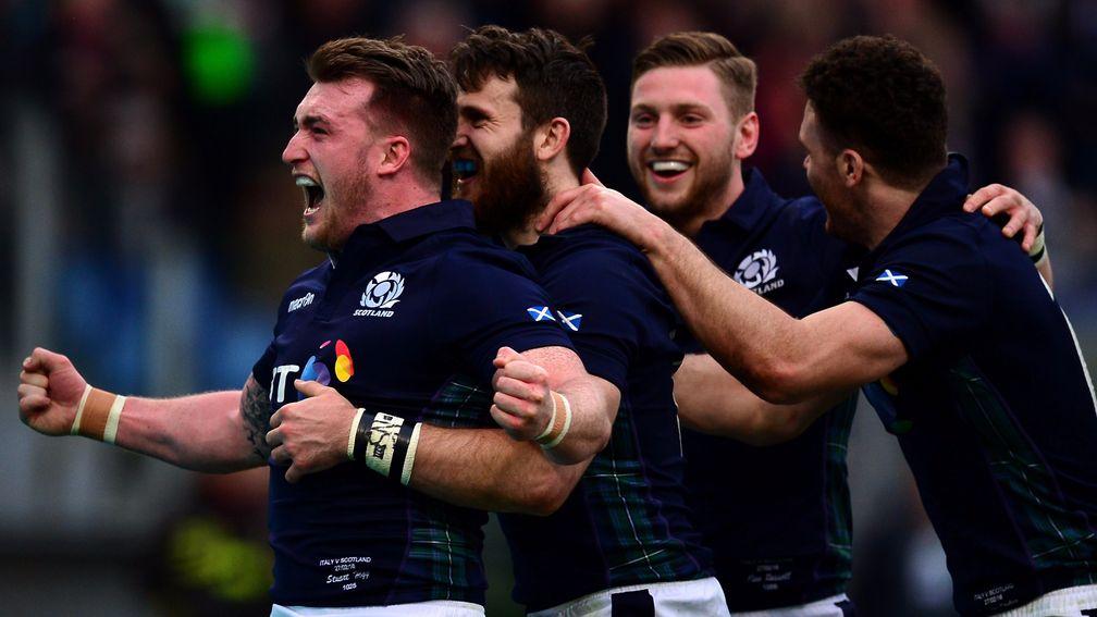 Glasgow stars Stuart Hogg, Tommy Seymour and Finn Russell are in the Scotland backline