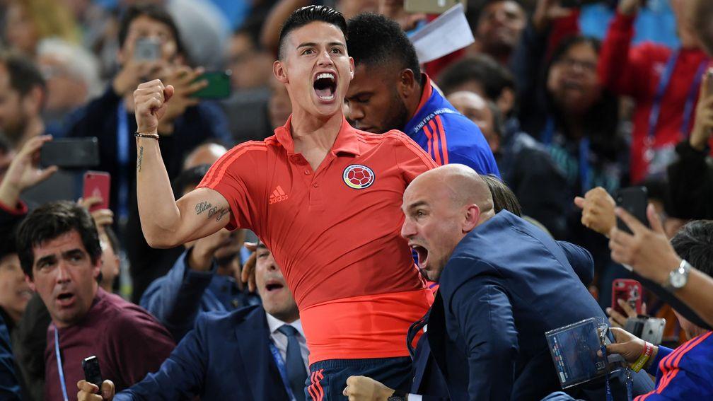 James Rodriguez could play a key role for Colombia