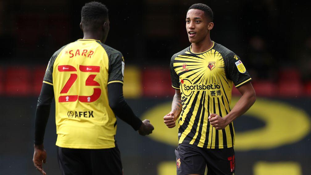 Joao Pedro (right) and Ismaila Sarr are among the attacking threats on show for Watford