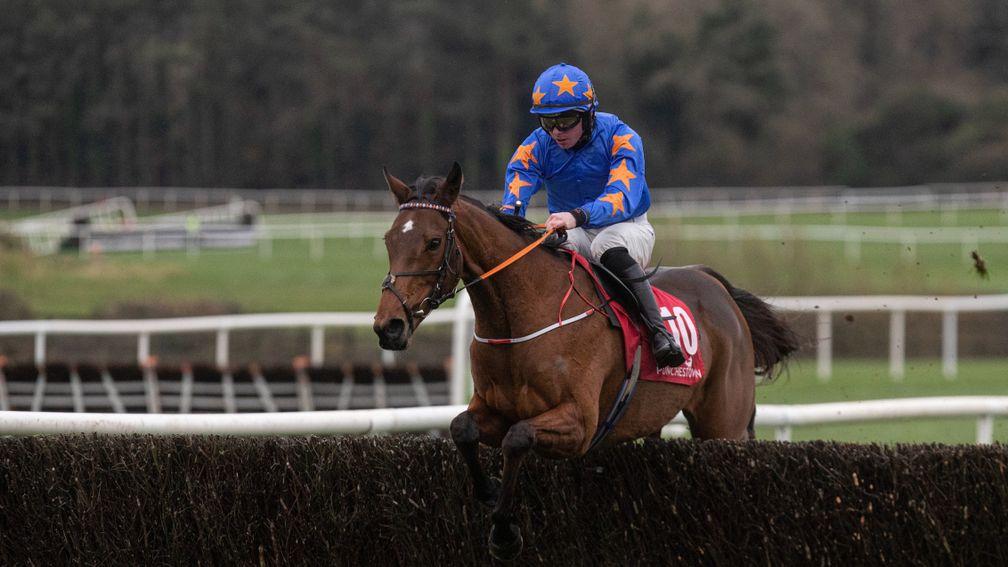 All Class and Donagh Meyler winning the 3m1f handicap chase.Punchestown Racecourse.Photo: Patrick McCann/Racing Post23.11.2021
