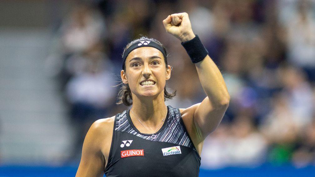 Caroline Garcia can celebrate her place in a first Grand Slam final