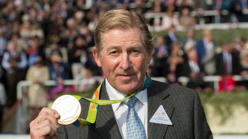 Nick Skelton: his Olympic Gold medal-winning partner Big Star paraded before racing