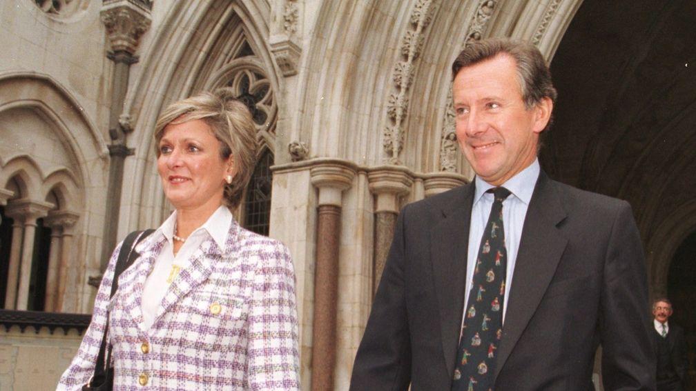 Jack and Lynda Ramsden at the High Court during the Top Cees libel trial