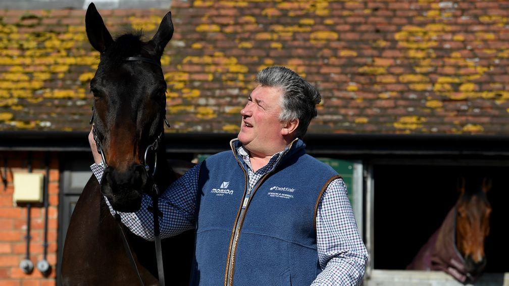 Paul Nicholls: aiming to land a fifth Gold Cup with Clan Des Obeaux