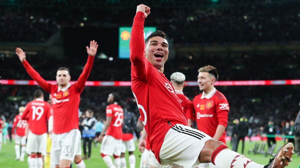 Casemiro enjoys Manchester United's EFL Cup final win over Newcastle